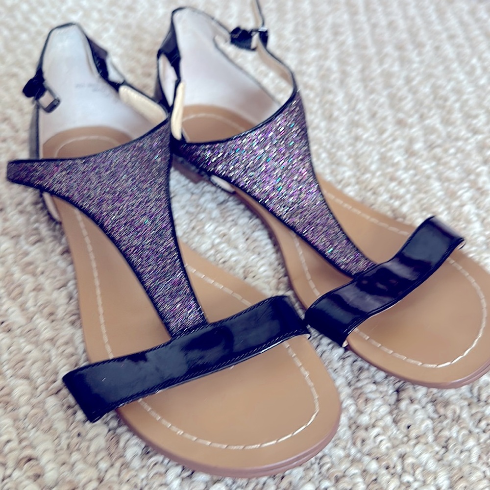 Glittery sandals